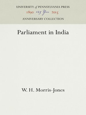 cover image of Parliament in India